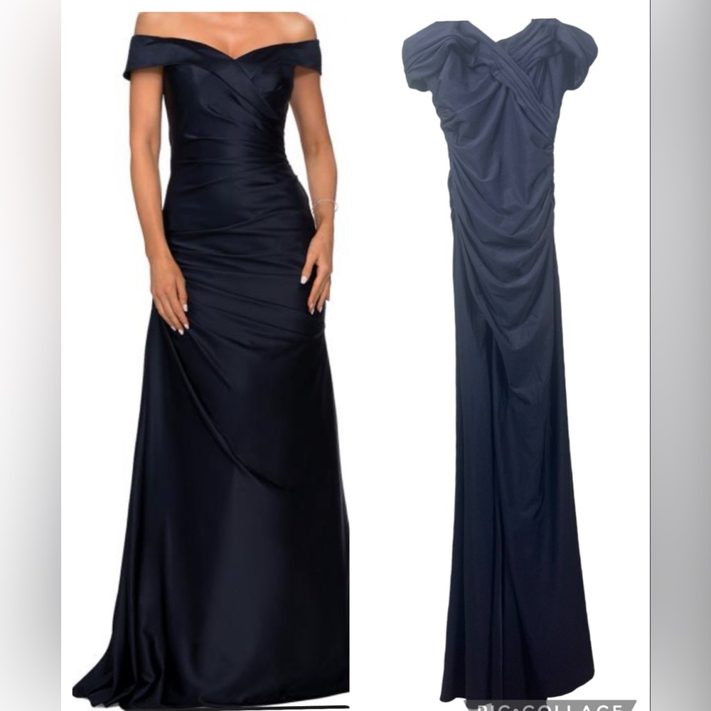 La Femme Mother of the Bride Off The Shoulder Maxi Dress Size 6